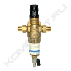 Фильтр для горячей воды с прямой промывкой и редуктором давления Protector mini H/R HWS, BWT