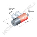 Термостатический смеситель для душа для глаз, Broen Lab 17 140.009