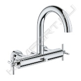 Общее описание <br/>  <br/> Немецкий концерн Grohe постоянно вкладывает средства в усовершенствование технологических процессов своего производства, поэтому продукция изготавливается с инновационными потребительскими характеристиками и с гарантией высокого качества. Смесители Atrio с рукояткой Ypsilon для ванны, производимые компанией Grohe, обладают уникальным дизайном,  революционными техническими характеристиками и что не мало важно приемлемой ценой.   <br/>  <br/> Основные характеристики  <br/>  <br/> - Материал – латунь <br/> - Цвет - хром  <br/> - Давление воды – 1-5 бар <br/> - Рабочее давление – 10 бар <br/> - Испытательное давление – 16 бар <br/> - Температура горячей воды на входе – max 80°С <br/> - Рекомендовано (экономия энергии) - 60°С <br/> - Керамические вентили 1/2" - 90° <br/> - Высота излива – 130 мм <br/> - Вынос – 202 мм <br/> - Расход при давлении воды 3 бар – 26 л/мин <br/> - Присоединительный размер – 1/2" <br/> - Вес – 4,35 кг <br/> - Количество монтажных отверстий – 2 <br/> - Монтаж – на стену <br/>  <br/> Возможности и назначение <br/>  <br/> Конструкция смесителей Atrio с рукояткой Ypsilon для ванны, производимых компанией Grohe,  оборудована технологически совершенными трехконечными керамическими вентильными головками, которые обеспечивают максимальную плавность хода рычага, обеспечивая точность регулирования напора и температуры воды. Смесители Atrio с рукояткой Ypsilon для ванны имеют автоматический переключатель ванна/душ. Данная модель смесителей Atrio с рукояткой Ypsilon для ванны, производимых компанией Grohe, имеет встроенный аэратор, который смешивает воду с кислородом, делая ее мягче. Применение смесителей Atrio с рукояткой Ypsilon для ванны, с открытыми водонагревателями не предусмотрено. Поверхность смесителей Atrio с рукояткой Ypsilon для ванны, производимых компанией Grohe, тщательно покрыта слоем высококачественного хрома, с помощью технологии Grohe StarLight, благодаря чему не тускнеет и обладает уникальной износоустойчивостью. Данная модель смесителей Atrio с рукояткой Ypsilon для ванны, наделена трубкообразным поворотным изливом, то есть можно выбрать удобный угол поворота излива, и соответственно, направление потока воды. Данная модель смесителей Atrio с рукояткой Ypsilon для ванны оборудована обратными клапанами, которые позволяют пропускать поток воды только в нужном направлении, что предотвращает возникновение обратного потока воды в корпусе смесителя в случае резкого падения давления.  <br/>  <br/> Комплект поставки <br/>  <br/> - Смеситель для ванны <br/> - Вертикальное присоединение <br/> - Гарнитур для душа <br/> - Техническое руководство <br/> - Инструкция по уходу <br/>  <br/> Дополнительная информация <br/>  <br/> Гарантийный срок эксплуатации смесителей, производимых компанией Grohe, составляет 5 лет. Компания Grohe стала одним из первых производителей сантехнического оборудования, сертифицировавших свою продукцию по новой классификационной системе WELL, способствующей переходу на рациональное водопотребление и обеспечивающая потребителей и профессионалов понятной системой сертификации. Система управления качеством, принятая в компании, была сертифицирована МОС 9001 в 1992 году.