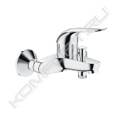 Особенности:<br>- Настенный монтаж<br>- GROHE StarLight® хромированная поверхность<br>- GROHE SilkMove® керамический картридж Ø 46 мм<br>- GROHE EcoJoy® - технология совершенного потока при уменьшенном расходе воды<br>- Регулировка расхода воды<br>- Автоматический переключатель:<br>- Ванна/душ<br>- Аэратор<br>- Встроенный обратный клапан<br>- Металлический рычаг<br>- Длина рычага 120 мм<br>- Ограничитель температуры<br>- Скрытые S-образные эксцентрики<br>- С защитой от обратного потока<br>- Без душевого гарнитура<br>