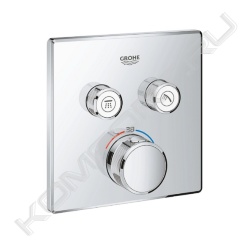 Термостат для встраиваемого монтажа на 2 выхода Grohtherm SmartControl, Grohe