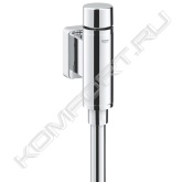 Общее описание <br/>  <br/> Концерн Grohe выпускает высококачественное сантехническое оборудование, производимое по современным технологиям, обладающее практичными характеристиками. Смывные устройства для писсуара Rondo, производимые компанией Grohe, являются оборудованием, которое служит для промывки писсуаров в санитарных узлах общественного пользования. <br/>  <br/> Основные характеристики <br/>  <br/> - Материал - латунь <br/> - Давление воды – 1-5 бар <br/> - Рабочее давление – 10 бар <br/> - Испытательное давление – 16 бар <br/> - Объем смыва – 1- 4 л <br/> - Расход воды– 0,3-0,7 л/с <br/> - Температура воды  – max 40°С <br/> - Тип подключения – 1/2"  <br/>  <br/> Возможности и назначение <br/>  <br/> Поверхность смывных устройств для писсуаров Rondo, предназначенных для общественных помещений, производимых компанией Grohe, тщательно покрыта слоем высококачественного хрома, с помощью технологии Grohe StarLight, благодаря чему не теряет блеск на протяжении всего срока эксплуатации. Данная модель смывного устройства для писсуара оснащена клавишей управления и отводным штуцером. <br/>  <br/> Дополнительная информация <br/>  <br/> Гарантийный срок эксплуатации оборудования, производимого компанией Grohe, составляет 5 лет. Компания Grohe стала одним из первых производителей сантехнического оборудования, сертифицировавших свою продукцию по новой классификационной системе WELL, способствующей переходу на рациональное водопотребление и обеспечивающая потребителей и профессионалов понятной системой сертификации. Система управления качеством, принятая в компании, была сертифицирована МОС 9001 в 1992 году.