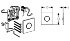 ИК привод смыва для писсуара HyTronic, «Sigma10», батарея 9 В, белый/хром, Geberit