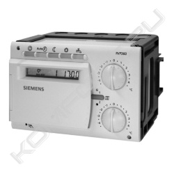 Контроллер RVP360 для управления двумя отопительными контурами и ГВС, Siemens