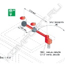 Душ аварийный настольный для глаз, Broen Lab 17 231.009