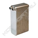 Паяный пластинчатый теплообменник двухходовой XB 04-2, Danfoss