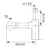 Сифон для раковины CAREIS без выпуска, Wirquin