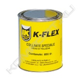 Клей K–FLEX K425 представляет собой двухкомпонентный высокотемпературный клей на основе полихлорпренового растворителя.<br>Внешний вид - жидкость желтого/светло-коричневого цвета.<br>Клей является «контактным» клеящим веществом для приклеивания каучуков, используемых для изоляции трубопроводов и других поверхностей в системах нагрева или охлаждения.<br>Время высыхания - 10-15 мин.<br>Открытое время - 60 мин.<br>Вязкость при 23°С 1550 МПа<br>Без смешивания температура до 105°С, после смешивания со вторым компонентом до 150°С<br>Предназначен для монтажа теплоизоляционного материала SOLAR HT и покрытия IN CLAD.<br><br>При высокой температуре окружающей среды,время нахождения в открытом виде увеличивается,при низкой температуре оно сокращается. Если поверхность очень пористая,рекомендуется нанести два слоя клея.<br>Продукция сертифицирована.<br>