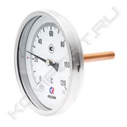 Термометр биметаллический, тип БТ (корпус-сталь), Росма