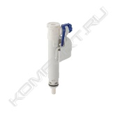 <span style="font-weight:bold;">Применение:</span><br>• Для замены и ремонта арматуры бачков<br>• Для наружных керамических бачков<br><span style="font-weight:bold;">Характеристики:</span><br>• Регулируется по высоте<br>• Подключение к системе водоснабжения 3/8" или 1/2", пластиковое, подвод воды снизу<br><span style="font-weight:bold;">Объем поставки:</span><br>• Уплотнение<br>• Гайка<br>• Коробка синего цвета