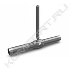 Шаровой стальной кран для жидкости сварка/сварка с удлиненным штоком для подземной установки Ду 50-700, Ру 16-40, LD