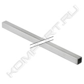 Профиль квадратного сечения.<br><br><span style="font-weight:bold;">Применение</span><br>• Для крепления труб к перекрытиям и стенам в вертикальном положении<br>• Для установки кронштейнов с фиксацией распорным клином<br>• Не использовать в морских регионах, в связи с опасностью коррозии