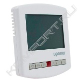 Uponor Base цифровой программируемый <b>термостат</b> <b>T-26</b> 230V<br><br><b>Особенности и характеристики:</b><br>• Полностью программируемый 5/2 или 7-дневные режимы с 4 уровнями нагрева на каждый день<br>• Различные режимы: по воздуху, по полу, по воздуху и полу<br>• Режим «выходного дня»<br>• Быстрый старт, рассчитывает время нагрева<br>• Функция оповещения при открытии термостата<br>• Отображение текущего статуса работы на дисплее<br>• Возможно подключение датчика температуры пола/удаленный датчик (арт. 1047459, опция)