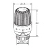 Термостатическая головка S, со встроенным датчиком, Heimeier