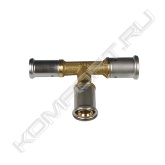 Предназначены для металлопластиковых трубопроводов.<br><br><span style="font-weight:bold;">Применение:</span><br>• в системах водоснабжения<br>• в системах отопления<br>• в системах кондиционирования<br><br><span style="font-weight:bold;">Особенности и характеристики:</span><br>• Высокая надежность<br>• Для контроля захода трубы в пресс-гильзу предусмотрено отверстие.<br>• Устойчивость к коррозии и воздействию агрессивных сред.