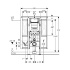 Инсталляция (монтажный стенд) Duofix для подвесного унитаза, H112, для людей с ограниченными возможностями, Geberit