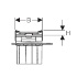Крышка дренажного канала CleanLine20, Geberit