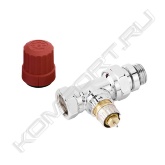 Регулирующие клапаны RA-NCX предназначены для применения в двухтрубных насосных системах водяного отопления.<br>Клапаны RA-NCX могут сочетаться со всеми термостатическими элементами серий RA, RAW и RAX, а также с термоэлектрическим приводом TWA-A. Для идентификации клапанов RA-N и RA-NCX<br>их защитные колпачки окрашены в красный цвет. Защитный колпачок не должен использоваться для перекрытия потока теплоносителя через отопительный прибор. Поэтому следует применять рукоятку (кодовый номер 013G3300).<br>Корпуса клапанов изготовлены из чистой латуни с хромированным покрытием (RA-NCX). <br>
