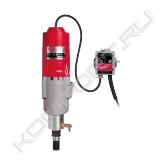 <span style="font-weight:bold;">Электродвигатель для алмазного сверления DCM 2-250 C:</span><br>• Вес 9,0 кг<br>• Макс. диаметр сверления коронками 250 мм<br>• Мощность 2800 Вт<br>• Скорость без нагрузки (1 п.) (об/мин) 450<br>• Скорость без нагрузки (2 п.) (об/мин) 900<br>• Уровень звукового давления (дБ (А)) 90<br>• Уровень звуковой мощности (дБ (А)) 103<br><span style="font-weight:bold;"><br>Характеристики:<br></span>• 2-х скоростной электродвигатель для алмазного сверления.<br>• Встроенная предохранительная муфта.<br>• Понижающий редуктор с передаточный числом 3.<br>• Электронная система мягкого старта.<br>• Защита двигателя от перегрузки.<br>• Портативное устройство контроля остаточного тока (PRCD).<br>• Встроенный штуцер подачи воды.<br>• Двусторонняя установка УЗО.<br>• В комплекте рожковый ключ, шестигранные ключи, кабель с коммутатором.