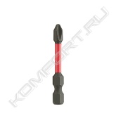 <span style="font-weight:bold;">Биты Shockwave IMPACT DUTY™ для шуруповерта:<br></span>• Система принадлежностей Shockwave Impact Duty™ идеально подходит не только для работ импульсным гайковертом, но это и идеальное решение для любых видов работ по сверлению и закручиванию.<br>• Геометрия Shock Zone - разработано для Flex.<br>• Shock Zone уменьшает давление на наконечник насадки и снижает риск поломки. Сочетание дизайна Shock Zone и специальной термообработки поглощают удары и делают насадку более эластичной.<br>• Компрессионный кованный наконечник обеспечивает отличную посадку в головку винта.<br>• Конструкционная сталь - специальная формула Milwaukee® делает насадки Shockwave более устойчивыми к воздействию ударов.