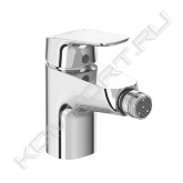 Смеситель для биде, Ideal Standard CeraFlex: <br>- система облегченного монтажа EasyFix, <br>- литой излив, длина излива 114 мм, <br>- аэратор PERLATOR, <br>- на шаровом шарнире (поворотный), <br>- новый керамический картридж IS 40 мм, <br>- функция HWTC, <br>- с функцией CLICK, <br>- металлическая рукоятка, <br>- индикатор холодной/горячей воды, <br>- гибкая подводка G3/8", <br> -шланги стандартной длины 400 мм, <br>- донный клапан в комплекте (металлический)