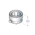 Переходник воздух-дымовые газы DN 80/125 мм для котлов PMC-M Plus, De Dietrich