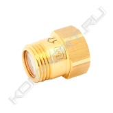 Обратный клапан компактный, латунный, под ключ, предназначен для предотвращения обратного тока. <br>