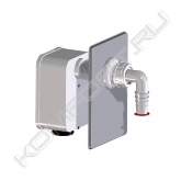 <b>Комплект HL4000.1 </b>для подключения одной стиральной, сушильной или посудомоечной машины. Устанавливается в корпус сифона HL4000.0, легко доступен в любое время для технического обслуживания, оборудован обратным клапаном для защиты от попадания загрязнённой воды в машину. <br><b><br>В комплект входят:</b><br>лицевая пластина из нержавеющей стали, соединительный штуцер и резьбовое крепёжное кольцо.<br>&nbsp;<br><br><br>