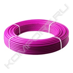 Труба полимерная пятислойная AquaHeat PE-RT EVOH фиолетовая, Pro Aqua