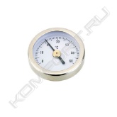 Термометр FHD-T предназначен для установки в гнезда шаровых кранов FHF-BV и служит для индикации температуры теплоносителя в диапазоне от 0 до 60 С.