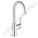 Смеситель BauFlow для раковины, однорычажный, с высоким изливом, Grohe