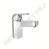<span style="font-weight:bold;">Смеситель для умывальника VIDIMA FINE GRANDE: </span><br> • система монтажа EASY-FIX (облегченный монтаж); <br> • литой излив; <br> • аэратор COIN; <br> • керамический картридж 35 мм; <br> • металлическая рукоятка; <br> • индикатор холодной/горячей воды; <br> • гибкая подводка G1/2"; <br> • шланги стандартной длины 400 мм; <br> • без донного клапана.
