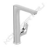 <span style="font-weight:bold;">Смеситель для умывальника CONNECT AIR:</span><br> • Высокий поворотный излив <br> • Угол поворота 120° <br> • Система монтажа EASY-FIX (облегченный монтаж) <br> • Аэратор PERLATOR <br> • Новый керамический картридж 25 мм <br> • Без функции HWTC <br> • Без функции CLICK <br> • Гибкая подводка PEX G3/8" 400 мм <br> • Металлический донный клапан.