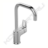 <span style="font-weight:bold;">Смеситель для умывальника TESI:</span><br> • С высоким изливом и рукояткой сбоку, <br> • Система монтажа EASY-FIX (облегченный монтаж), <br> • Литой излив, длина излива 160 мм, <br> • Аэратор CASCADE с ограничением потока 5 л/мин, <br> • Керамический картридж 28 мм, <br> • С функцией HWTC (ограничение максимальной температуры горячей воды; не смонтировано, отдельно в ПВХ-пакете), <br> • Металлическая рукоятка, <br> • Индикатор холодной/горячей воды, <br> • Гибкая подводка G3/8", <br> • Шланги стандартной длины 400 мм, <br> • Металлический донный клапан.