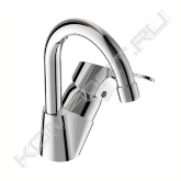 <span style="font-weight:bold;">Смеситель для умывальника VIDIMA NEXT с высоким изливом и рукояткой сбоку: </span><br> • Система монтажа EASY-FIX (облегченный монтаж), <br> • Трубчатый поворотный излив, <br> • Длина излива 124 мм, <br> • Угол поворота 360° (без ограничений), <br> • Аэратор PERLATOR, <br> • Новый керамический картридж IS 40 мм, <br> • С функцией HWTC (ограничение максимальной температуры горячей воды), <br> • Без функции CLICK, металлическая рукоятка, <br> • Индикатор холодной/горячей воды, <br> • Гибкая подводка G3/8", <br> • Переходник на 1/2" в комплекте, <br> • Удлиненные шланги 550 мм, <br> • Без донного клапана.