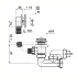Слив-перелив для ванны, с внешним кабелем и регулируемым сифоном, Wirquin