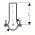 Хомут Geberit Pluvia для скользящей или анкерной опоры, Geberit