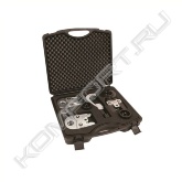 В набор TOOLBOX входят:<br>• насадки KS-M40, KS50,63<br>• клещи BE40,50,63<br>• круговой резак RS63<br>• пластиковый чемодан