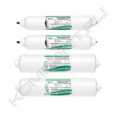 Комплект сменных картриджей для обратного осмоса Aqa Source Cartridge set for 3rd tap<br><br>- Картридж механический 5 мкм 1 шт<br>- Картридж угольный 2 шт<br>- Постугольный фильтр 1 шт