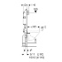 Инсталляция (монтажный стенд) Duofix для подвесного унитаза, со смывным бачком, клавиша Delta51, Geberit