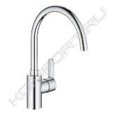 высокий излив <br>монтаж на одно отверстие <br>GROHE StarLight хромированная поверхность <br>GROHE SilkMove керамический картридж 35 мм <br>GROHE EasyDock Легкое вытягивание и возврат на место выдвижного излив <br>GROHE Zero Раздельные пути подачи воды - не содержит никеля и свинца <br>выдвижная лейка Dual переключатель: ламинарный режим струи/душевой режим струи <br>SpeedClean регулировка расхода воды <br>поворотный трубкообразный излив <br>радиус поворота 360° <br>с защитой от обратного потока <br>гибкая подводка <br>система быстрого монтажа.<br>