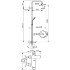 Душевая система IdealRain Eco SL, в комплекте с настенным смесителем для ванны/душа, Ideal Standard