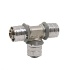 Тройник-пресс S-Press (Plus) латунный, Uponor MLC