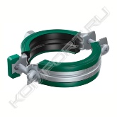 <span style="font-weight:bold;">Характеристики:</span><br>• двухвинтовой хомут<br>• механизм быстрого замка для лёгкого монтажа хомута одной рукой<br>• материал: сталь<br>• обработка поверхности:<br> - продукция является частью системы BIS UltraProtect® 1000<br> - подходит для монтажа внутри и снаружи зданий<br> - мин. 1 000 часов в испытании соляным туманом (макс. 5% красной ржавчины) согласно ISO 9227