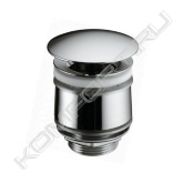 Донный клапан 1 1/4";<br> Для монтажа со смесителями без донного клапана.