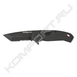 Нож раскладной Hardline Serrated/Smooth, Milwaukee