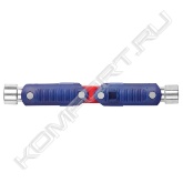 • Универсальный ключ KNIPEX DoubleJoint для семи систем доступа.<br>• Поворотный ключ с четырьмя вращающимися концевыми головками - универсально удобно для обслуживания инженерных систем зданий - электротехники, отопления и сантехники, вентиляции и кондиционирования.<br><br>