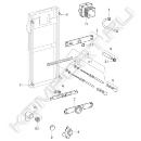 Монтажные элементы GIS для писсуара, универсальные, для скрытой системы смыва писсуара, Geberit