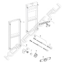 Монтажные элементы GIS для писсуара, без монтажного комплекта, Geberit