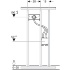 Траверса GIS для настенного смесителя с функциональным блоком для скрытого монтажа, Geberit